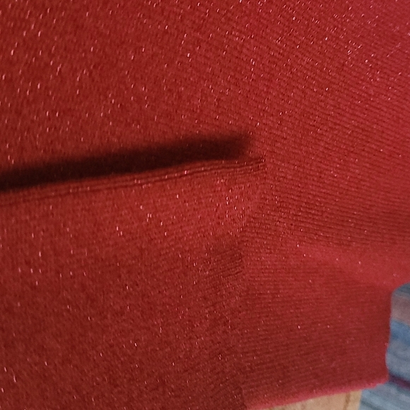 Joseph A. Silk Top with Metallic,  EUC, Large, Junior - Picture 4 of 8